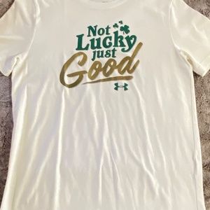 Girl's "Not Lucky, Just Good" Under Armour Tee